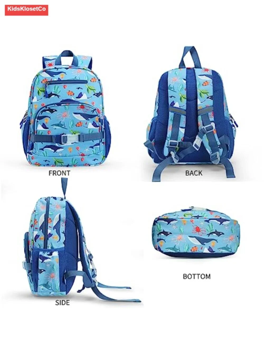 Toddler Backpack for School, Lightweight Kids Daypack with Padded Tablet Sleeve